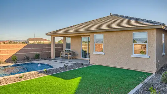 New construction Single-Family house 8756 E Crimson Snowberry Wy, Vail, AZ 85641 plan Bisbee - image