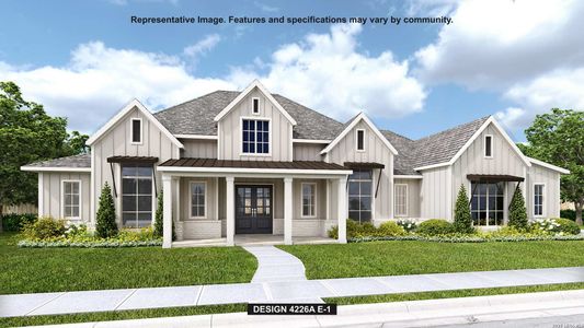 New construction Single-Family house 230 Laughing Dog, Boerne, TX 78006 plan 4226A - image