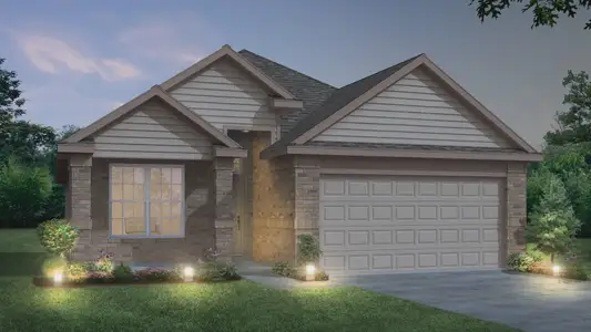 New construction Single-Family house 10637 Stag Ln, Crowley, TX 76036 plan The Palermo - image