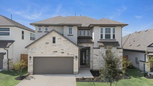 New construction Single-Family house 441 Blue Vervain Trl, Georgetown, TX 78633 plan Archer - image