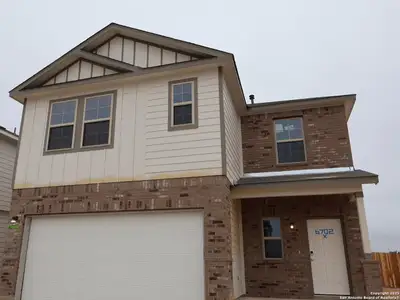 New construction Single-Family house 6702 Red Buffalo Trl, San Antonio, TX 78253 plan Larkspur - 30' Smart Series - image