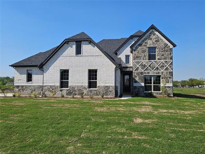 New construction Single-Family house 320 Magnolia Ct, Trenton, TX 75490 plan 6 car Super Stall - image