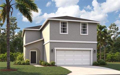 New construction Single-Family house 4442 River Beacon Blvd, Davenport, FL 33837 plan Atrium - image