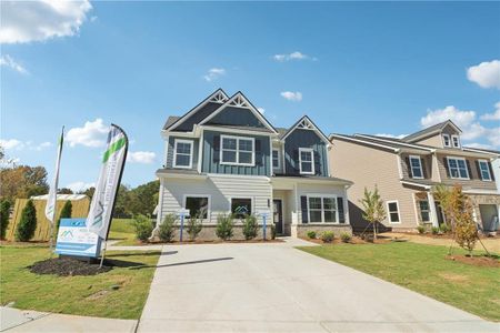 New construction Single-Family house 1462 Stephens View Drive, Loganville, GA 30052 Brentwood- photo 0