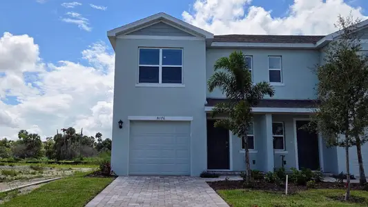 New construction Townhouse house 8176 Cobblestone Dr, Fort Pierce, FL 34945 plan Pearson End Unit - image