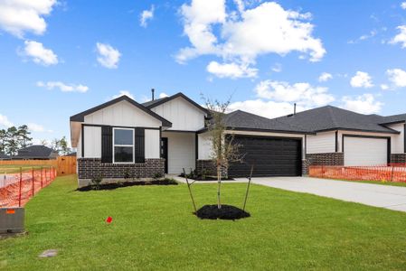 New construction Single-Family house 15806 Narrow Leaf Ln, Montgomery, TX 77316 plan Denton - image