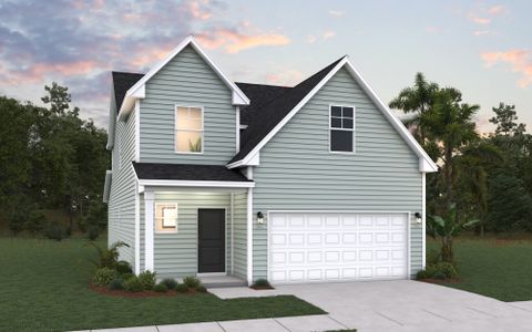 New construction Single-Family house 1451 State Rd 1143, Shallotte, NC 28470 plan Baylor - Single Family Homes - image