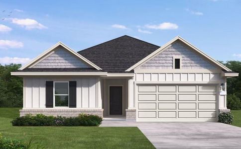 New construction Single-Family house 228 Lazy Lizzy Road, Jarrell, TX 76537 Young- photo 0