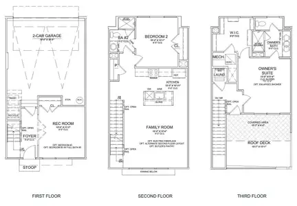 New construction Townhouse house 112 Pathfinder Pl, Chattanooga, TN 37405 plan Lindsey Sky A - image