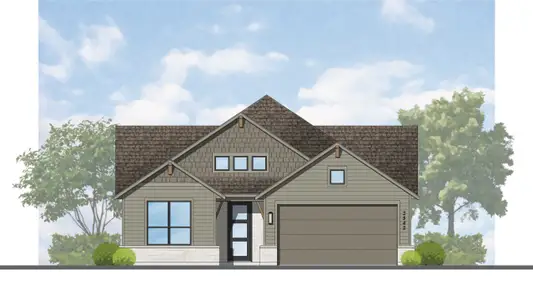 New construction Single-Family house 8601 Peafowl St, Austin, TX 78747 plan VanGogh Plan - image