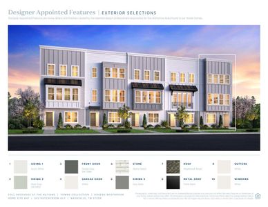 New construction Townhouse house 342 Hutcherson Aly, Nashville, TN 37209 plan Rogers Westbrook - image 6