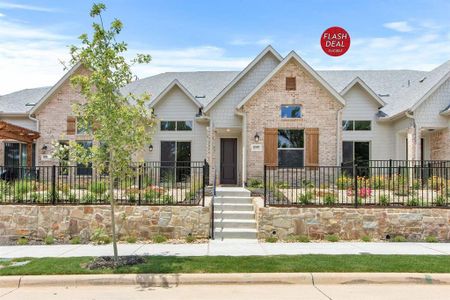 New construction Townhouse house 8509 Del Rio Trl, Rowlett, TX 75089 plan Chandler’s Landing - image