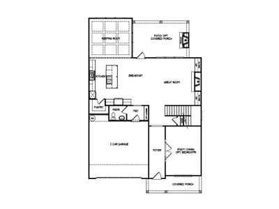 New construction Single-Family house 5587 Spring St, Flowery Branch, GA 30542 plan The Birch - image 4