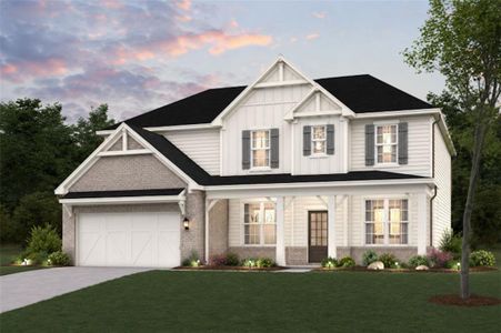 New construction Single-Family house 347 Bailiwick Ln, Canton, GA 30115 plan Sapling - image