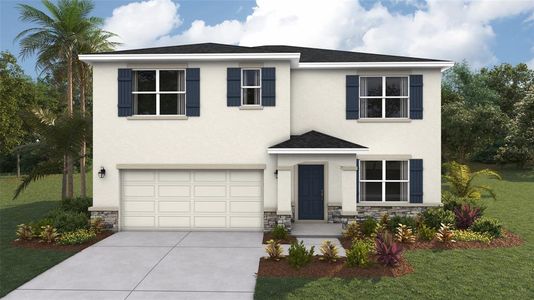New construction Single-Family house 10928 Rabbit Grove Trl, Parrish, FL 34219 plan Hayden - image