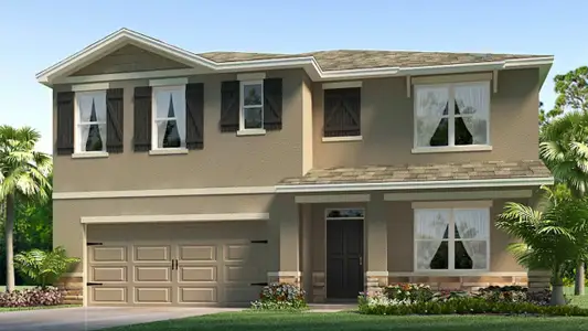 New construction Single-Family house 3518 Harvest Gardens Lp, Plant City, FL 33565 plan Hayden - image