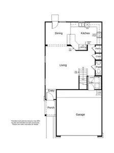 This floor plan features 3 bedrooms, 2 full baths, 1 half bath, and over 1,600 square feet of living space.