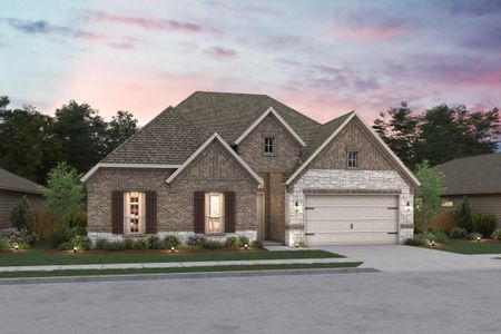 New construction Single-Family house 1406 Potenza Rd, Fate, TX 75087 plan Frankfurt - image