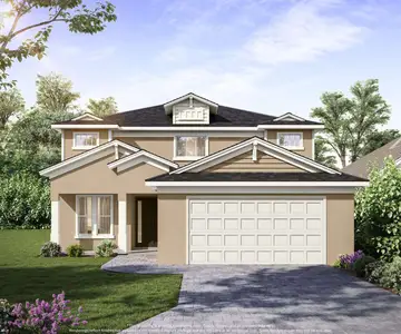 New construction Single-Family house 208 Hawthorn Ave, Palm Coast, FL 32164 plan Chesterfield - image