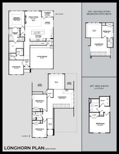 New construction Single-Family house 1040 Salvation Dr, Weatherford, TX 76088 plan Longhorn - image