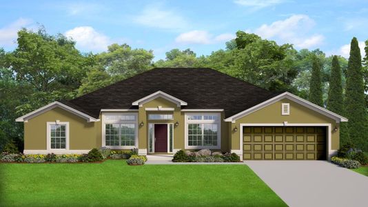 New construction Single-Family house 10371 Mahoning Ave, Weeki Wachee, FL 34609 2169- photo 0