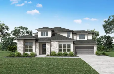 New construction Single-Family house 208 Yaklin Dr, Liberty Hill, TX 78642 plan Brookdale II - image