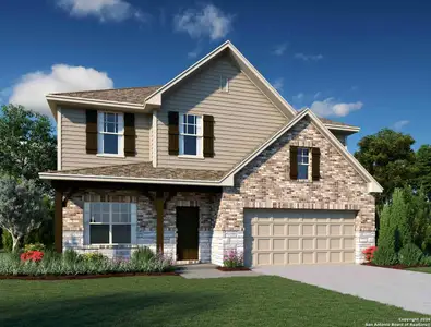 New construction Single-Family house 129 Yale St, Seguin, TX 78155 plan Gage - image