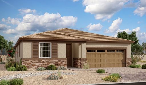 New construction Single-Family house 17594 W. Blue Sky Drive, Surprise, AZ 85387 Raleigh- photo 0