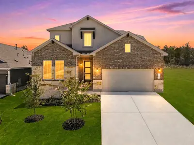 New construction Single-Family house 115 Salado Creek Trl, Bastrop, TX 78602 plan Lamar - image