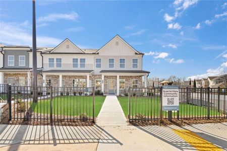 New construction Townhouse house 333 South Point Blvd, Mcdonough, GA 30253 Easton - photo 0