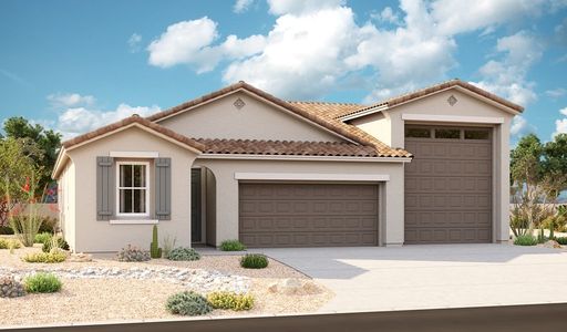 New construction Single-Family house 18557 W Swayback Pass, Surprise, AZ 85387 Bronze- photo 2 2