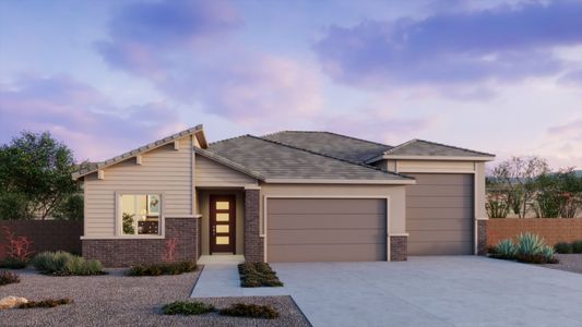 New construction Single-Family house 7489 W Saguaro Perch Wy, Marana, AZ 85658 plan Marigold - RV Garage - image