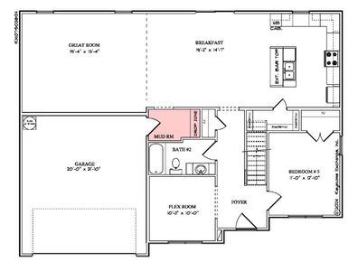 New construction Single-Family house 460 Oak Park Blvd, Youngsville, NC 27596 The Colebrooke- photo 6 6