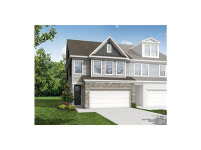 New construction Townhouse house 6195 Molo Ln, Cumming, GA 30041 plan The Durham D - image