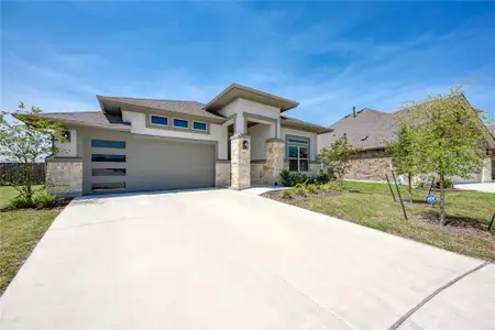 New construction Single-Family house 20821 Schuster St, Manor, TX 78653 plan Premier Series - Mahogany - image
