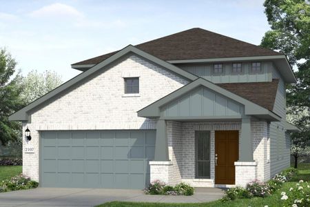 New construction Single-Family house 20938 Carob Tree Ln, Tomball, TX 77377 plan Sorella 2107 - image