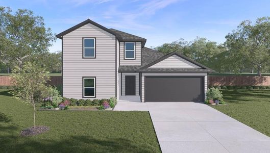 New construction Single-Family house 251 Golden Eagle Blvd, New Waverly, TX 77358 plan Midland - image