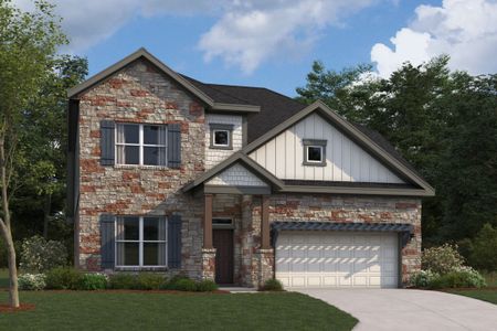 New construction Single-Family house 4032 Fulton Dr, Leander, TX 78641 plan Belmont II - Signature II Series - image