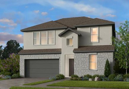 New construction Single-Family house 1425 Purple Martin Dr, Pflugerville, TX 78660 Lavaca- photo 0