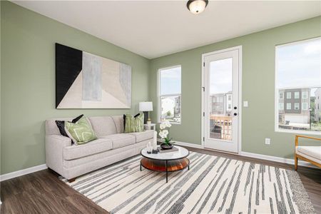 New construction Townhouse house 1426 Creekside Circle NW, Atlanta, GA 30318 plan The Blanche - image