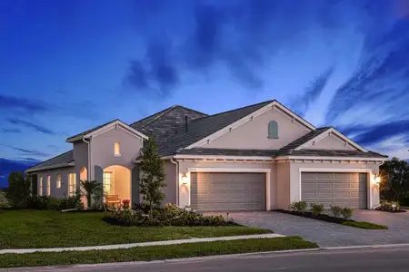 New construction Duplex house 2618 Paradise Plum Dr, Sarasota, FL 34240 plan Crystal Sand 2 - image