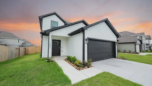 New construction Single-Family house 14011 Mount Hunter Dr, Willis, TX 77318 plan The Woodland - image