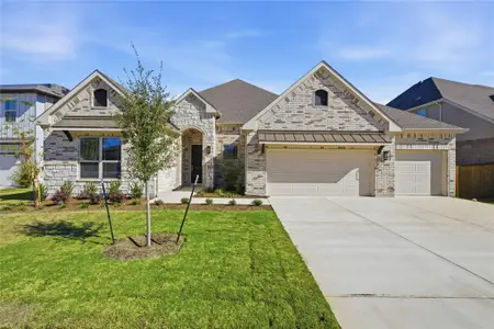 New construction Single-Family house 1208 Terrace View Dr, Georgetown, TX 78628 plan Yale - image