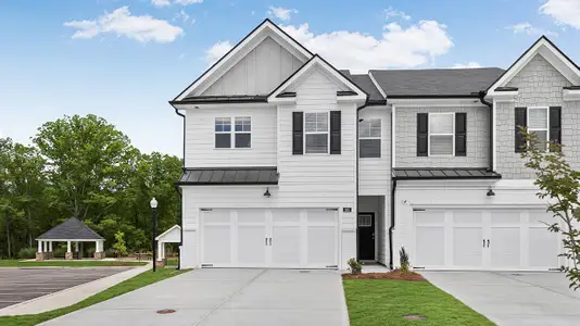 New construction Townhouse house 998 King Iron Dr, Lawrenceville, GA 30045 plan Sudbury - image