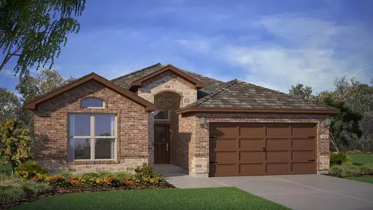 New construction Single-Family house 110 Stanton Ave, Rhome, TX 76078 plan Portales - image