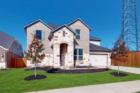 New construction Single-Family house 3925 Waxahachie Rd, Leander, TX 78641 plan Zacate - Classic Series - image
