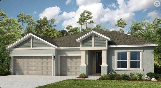 New construction Single-Family house 2144 Babbling Brook Blvd, Auburndale, FL 33823 Java- photo 1 1