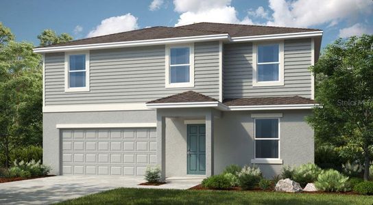 New construction Single-Family house 2302 Cypress Creek St, Auburndale, FL 33823 Hickory- photo 0