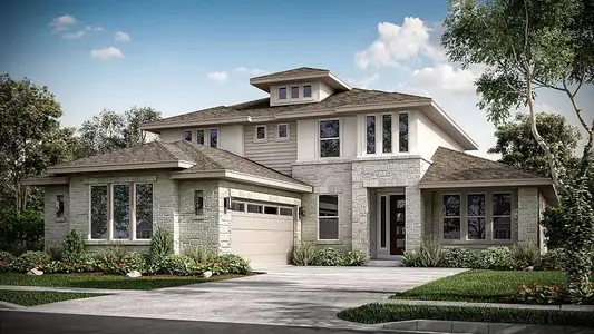 New construction Single-Family house 9204 The Ravine Wy, Austin, TX 78744 plan Amaretto - image