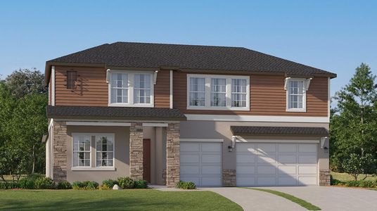 New construction Single-Family house 1110 Brierview Ln, Zephyrhills, FL 33541 plan Rainer - image
